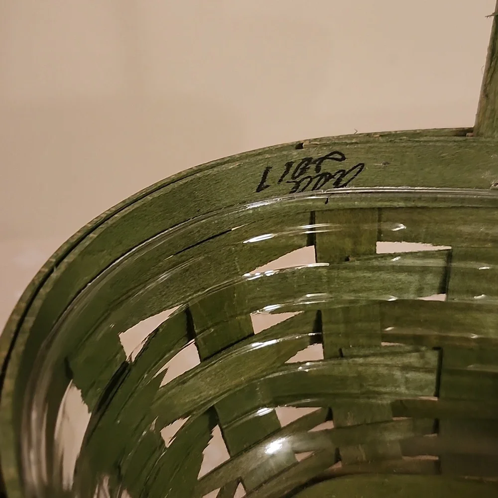 Longaberger 2017 Sage Green Oval Whatsnot Basket